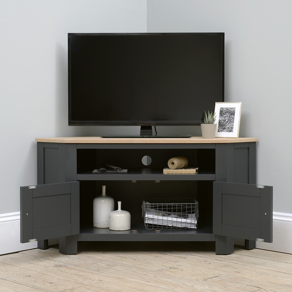 Ellwood Charcoal Large Corner TV Unit - Up to 56" – image 4