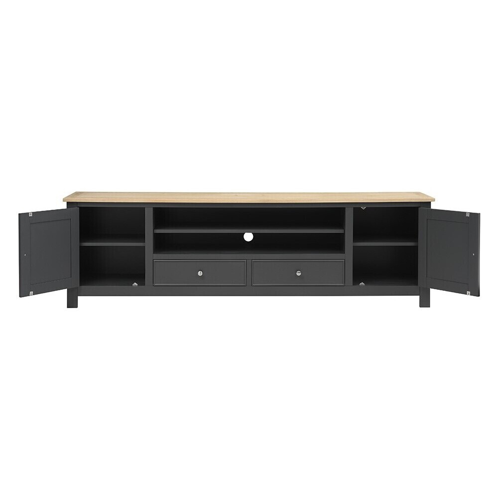 Ellwood Charcoal NEW Extra Large TV Stand - Up to ''99 – image 2