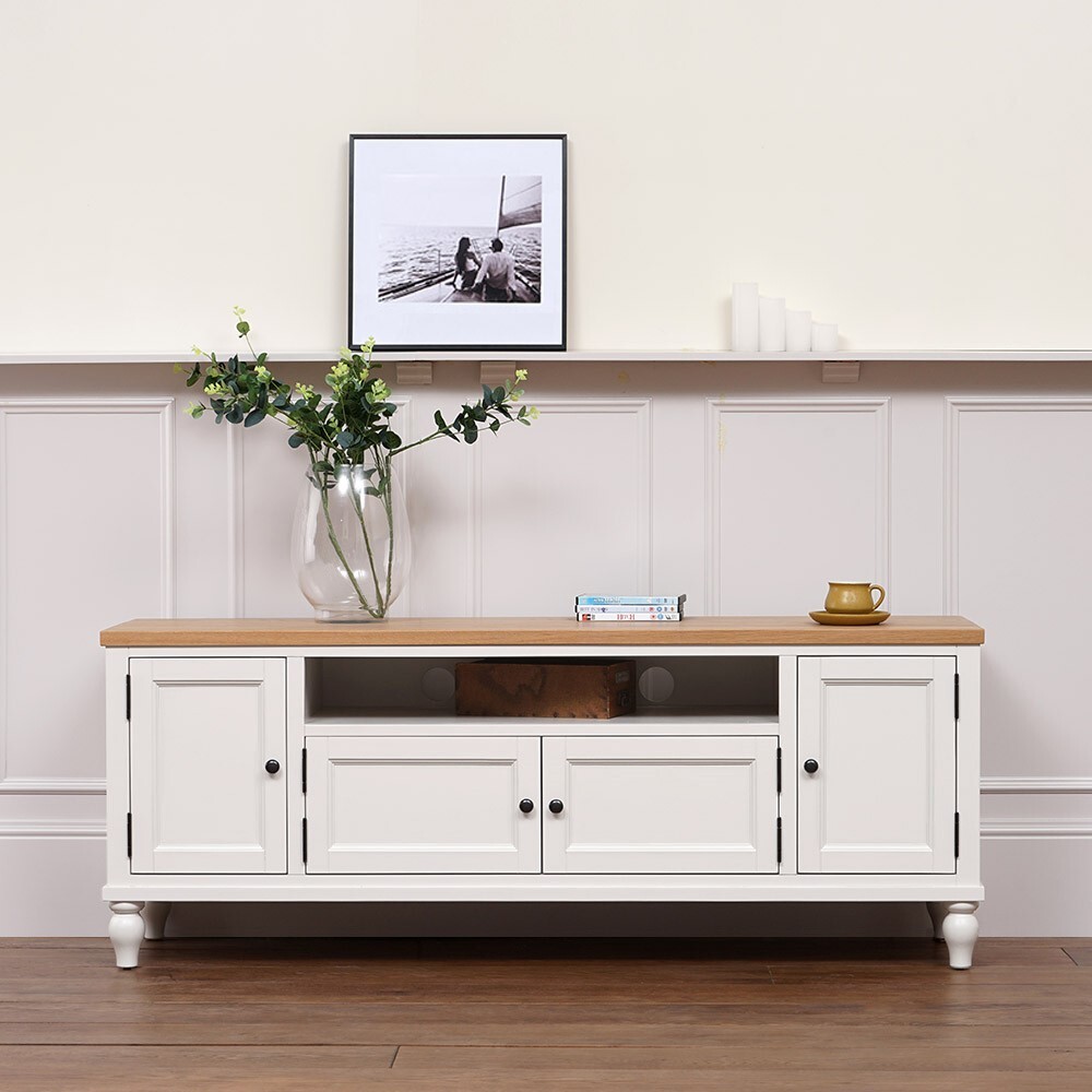 Marlow Pale Grey Low and Wide TV Unit Up to 70" – image 9