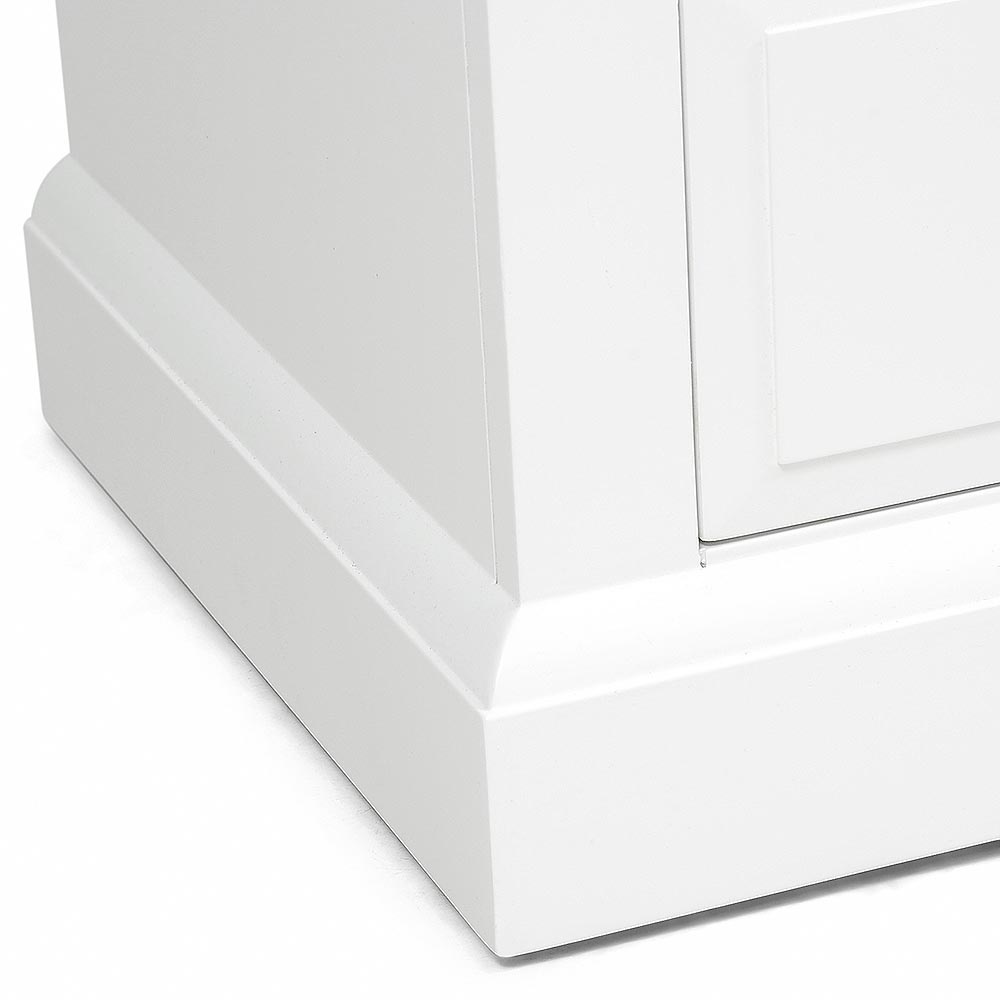 Burford Warm White Extra Large TV Stand - Up to 80" – image 2