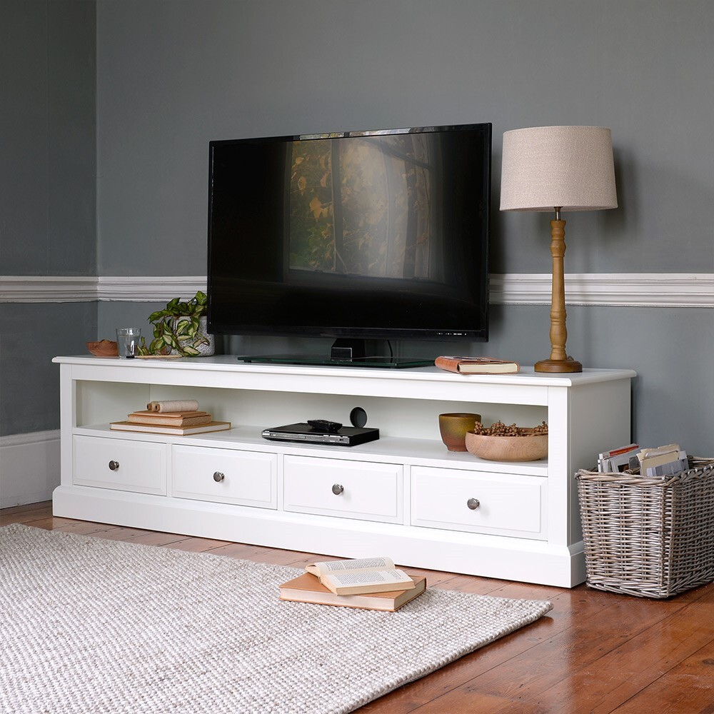Burford Warm White Extra Large TV Stand - Up to 80" – image 7