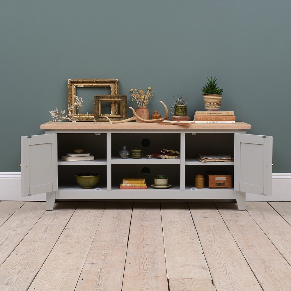 Chester Dove Grey Widescreen TV Unit - Up to 65" – image 8