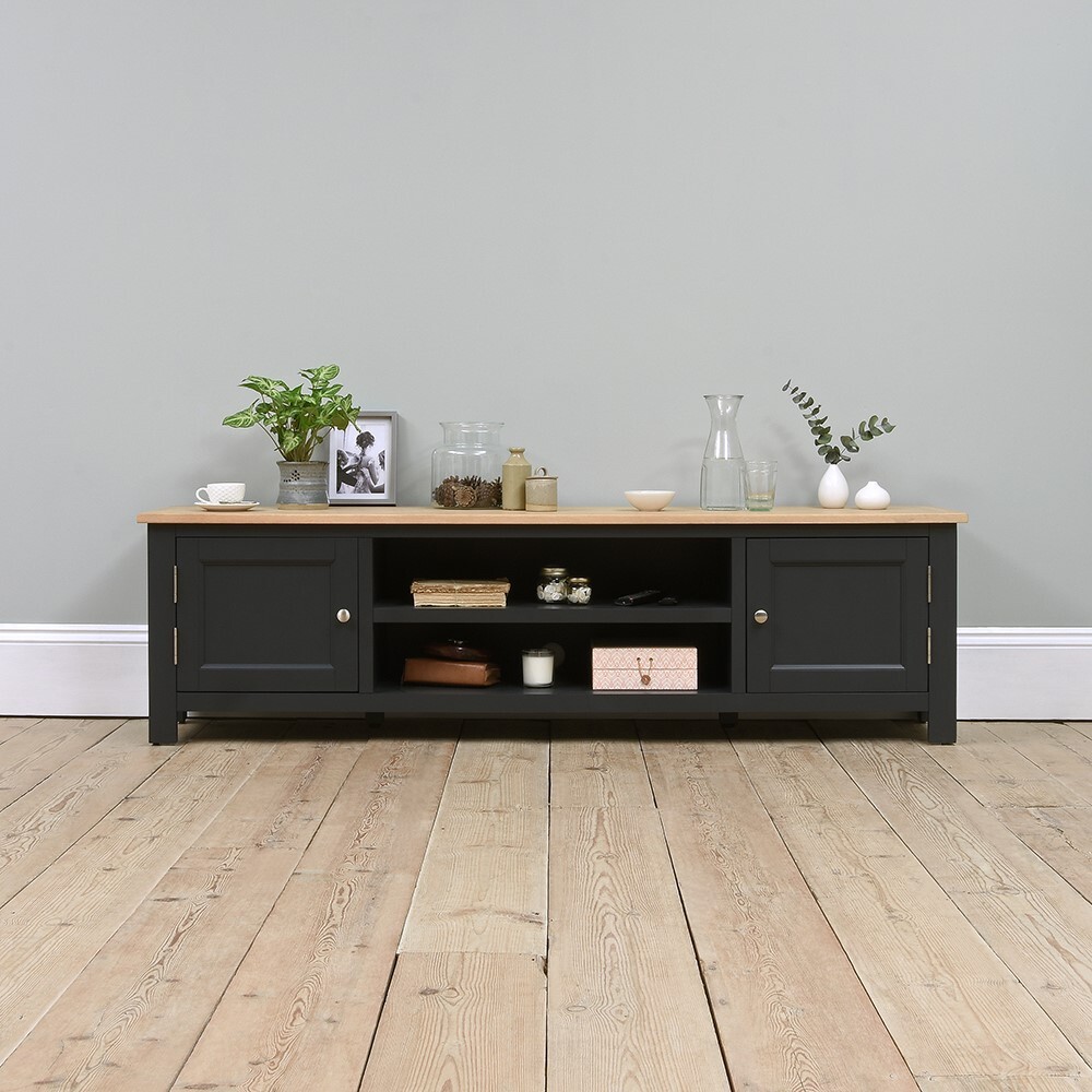 Ellwood Charcoal Extra Large TV Stand - Up to 80" – image 6