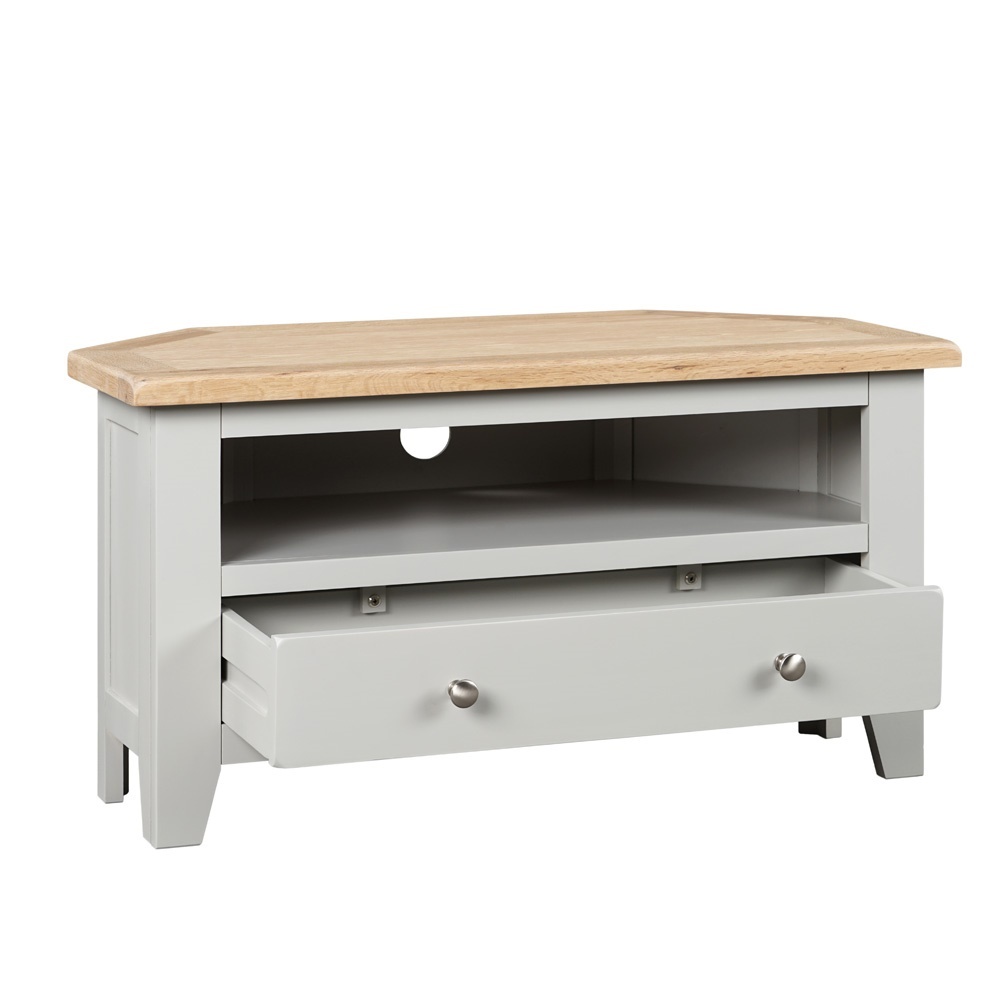 Chester Dove Grey Corner TV Unit Up To 40" – image 10