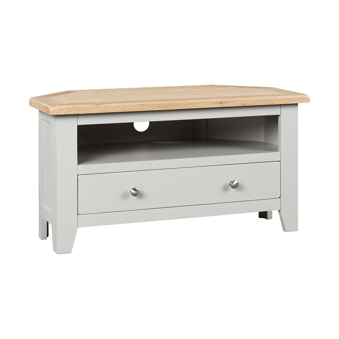 Chester Dove Grey Corner TV Unit Up To 40" – image 2
