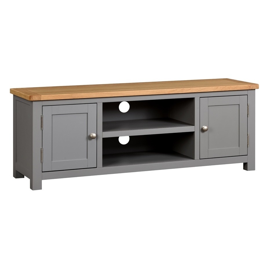 Sussex Storm Grey Widescreen TV Unit - Up to 60" – image 2