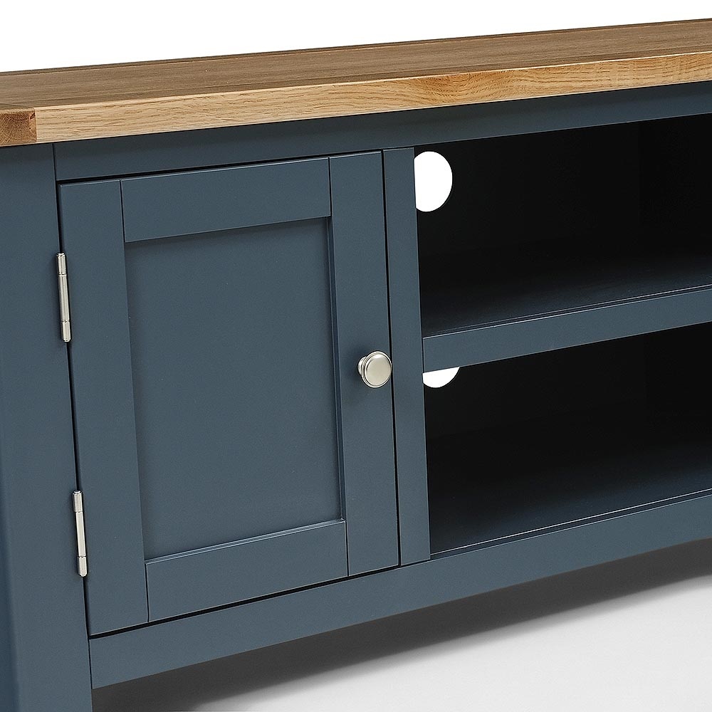 Westcote Inky Blue Large TV Unit - Up to 57'' – image 4