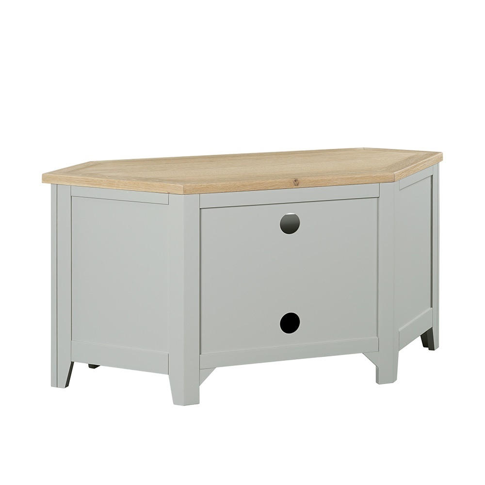 Chester Dove Grey Large Corner TV Unit - up to 56" – image 3