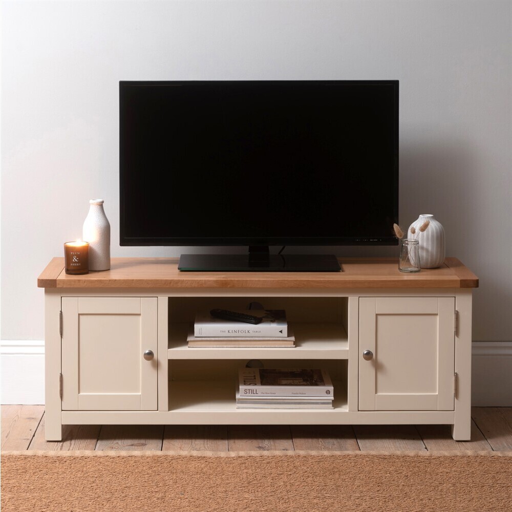Sussex Cotswold Cream Widescreen TV Unit - Up to 60" – image 4