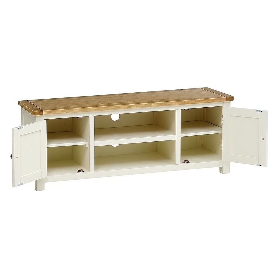 Sussex Cotswold Cream Widescreen TV Unit - Up to 60" – image 2