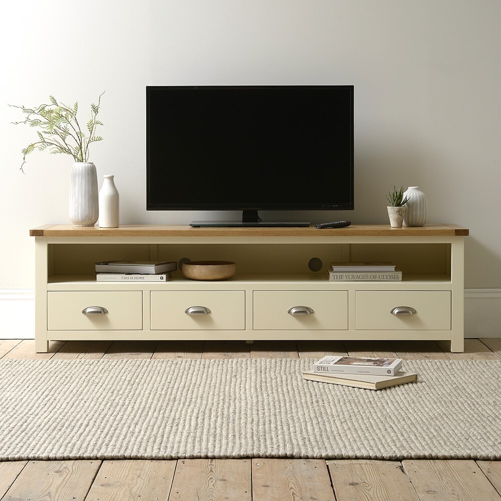 Sussex Cotswold Cream Extra Large TV Stand - Up to 80'' – image 3