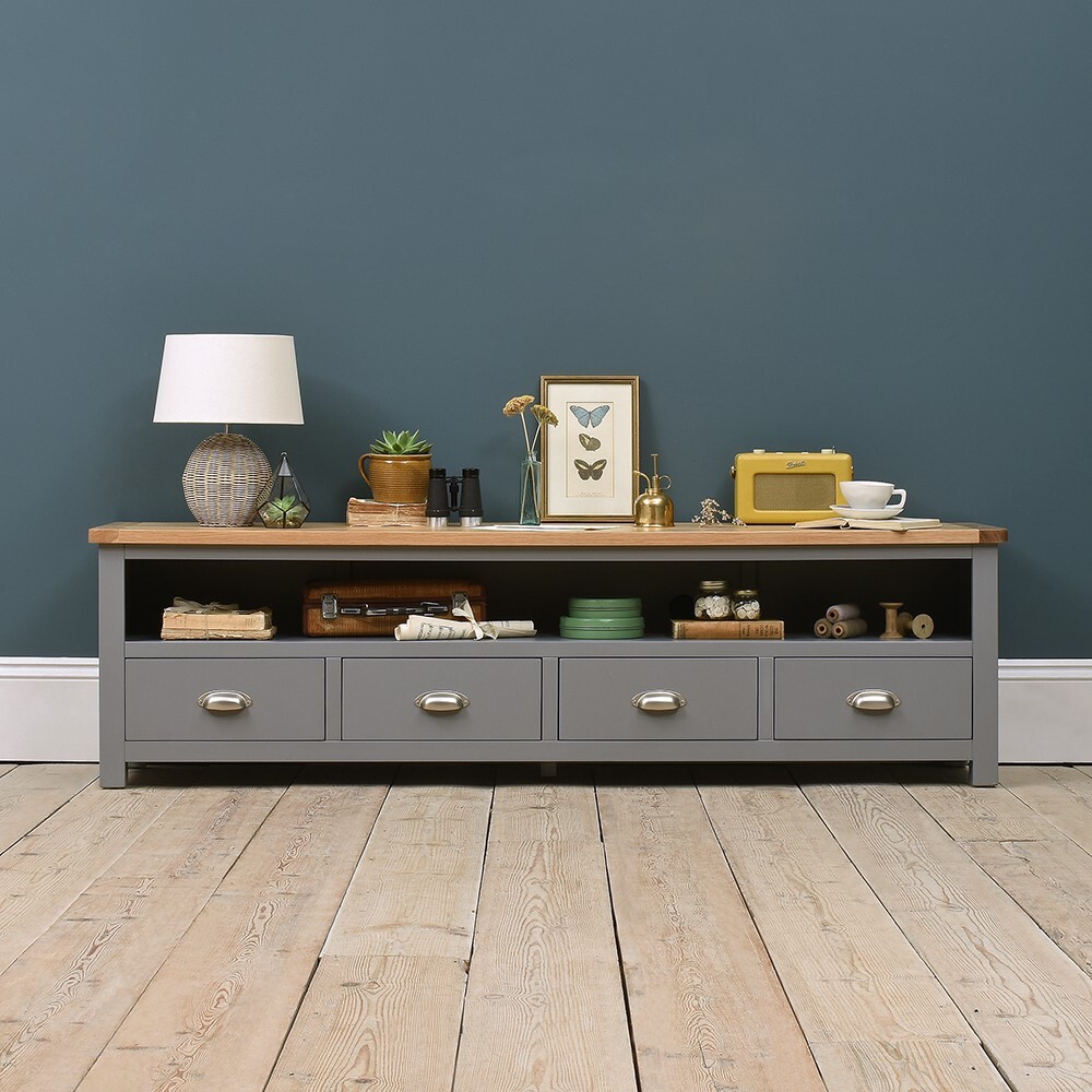 Sussex Storm Grey Extra Large TV Stand - Up to 80'' – image 2