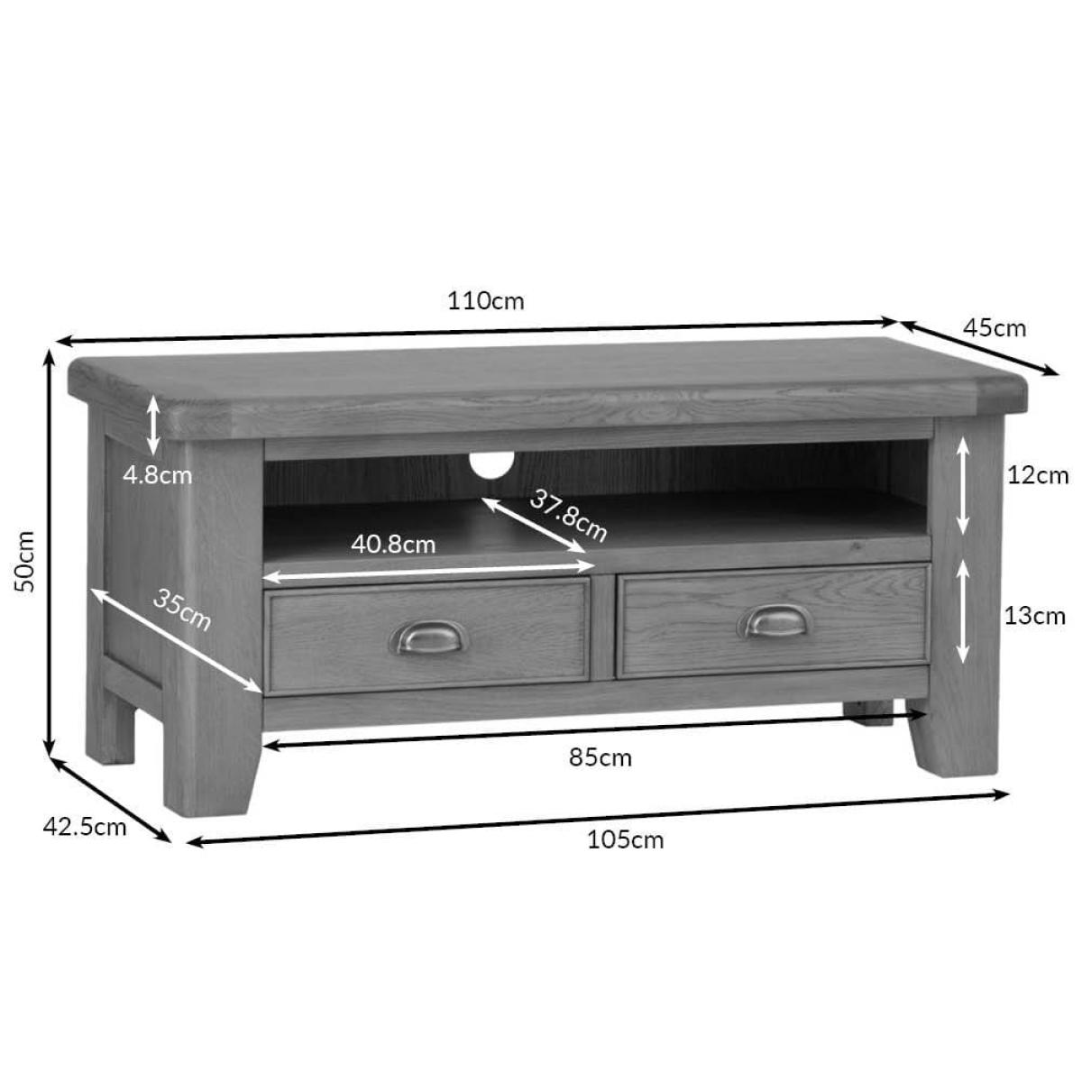 Wessex Smoked Oak TV Unit – image 12