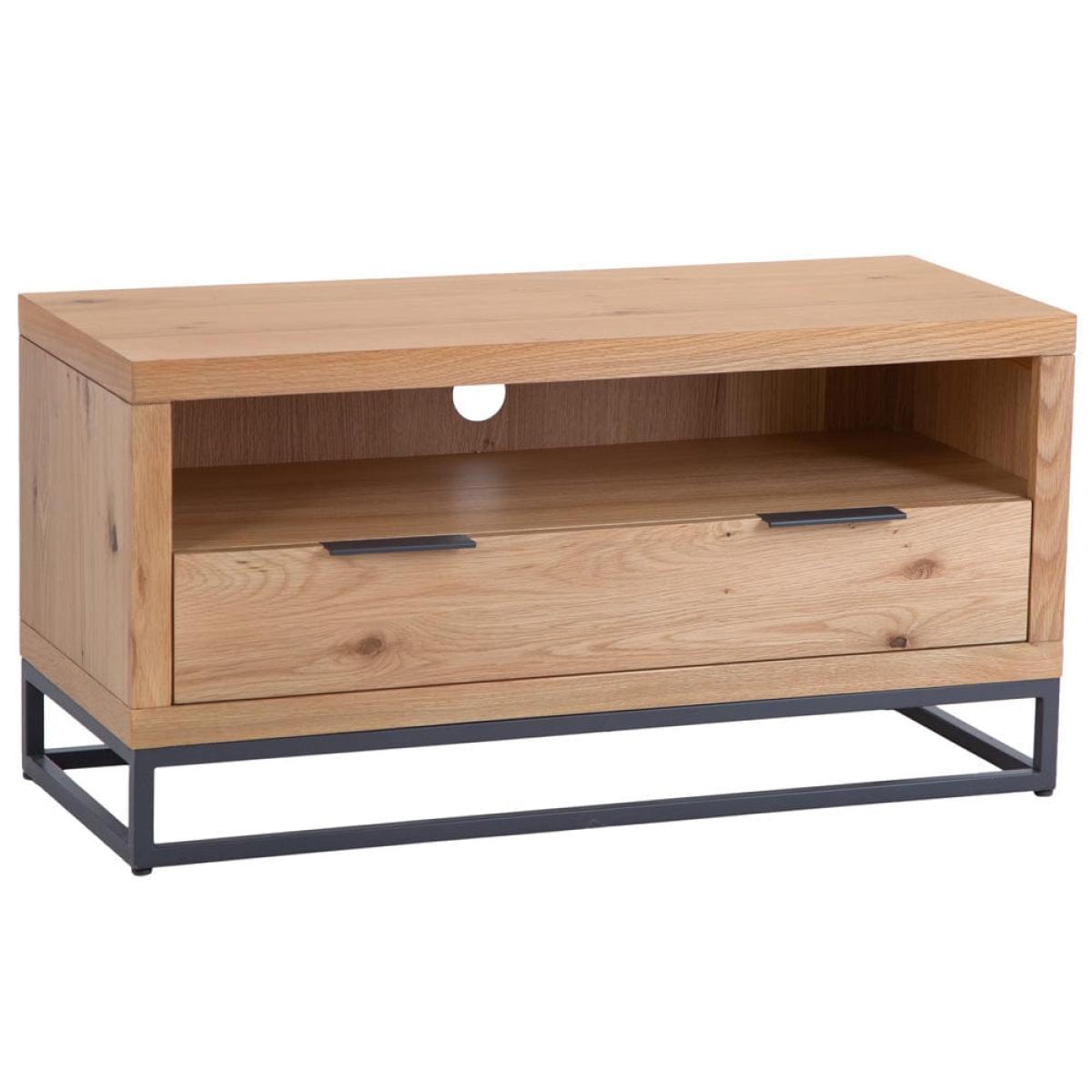 Urban Industrial Oak Small TV Unit – image 2