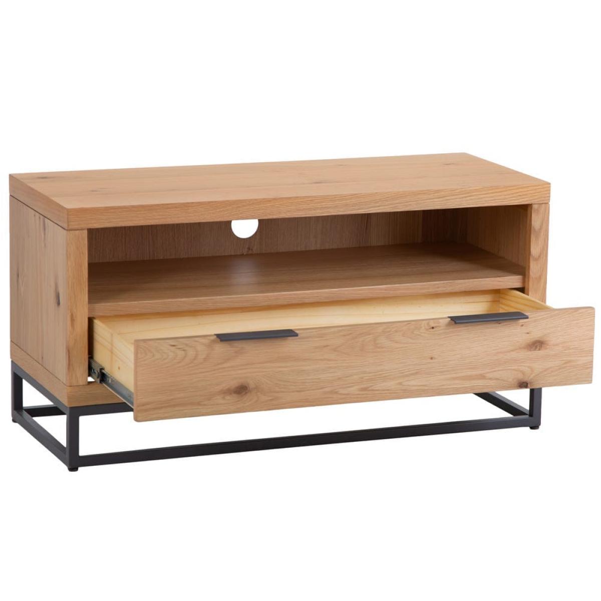 Urban Industrial Oak Small TV Unit – image 3