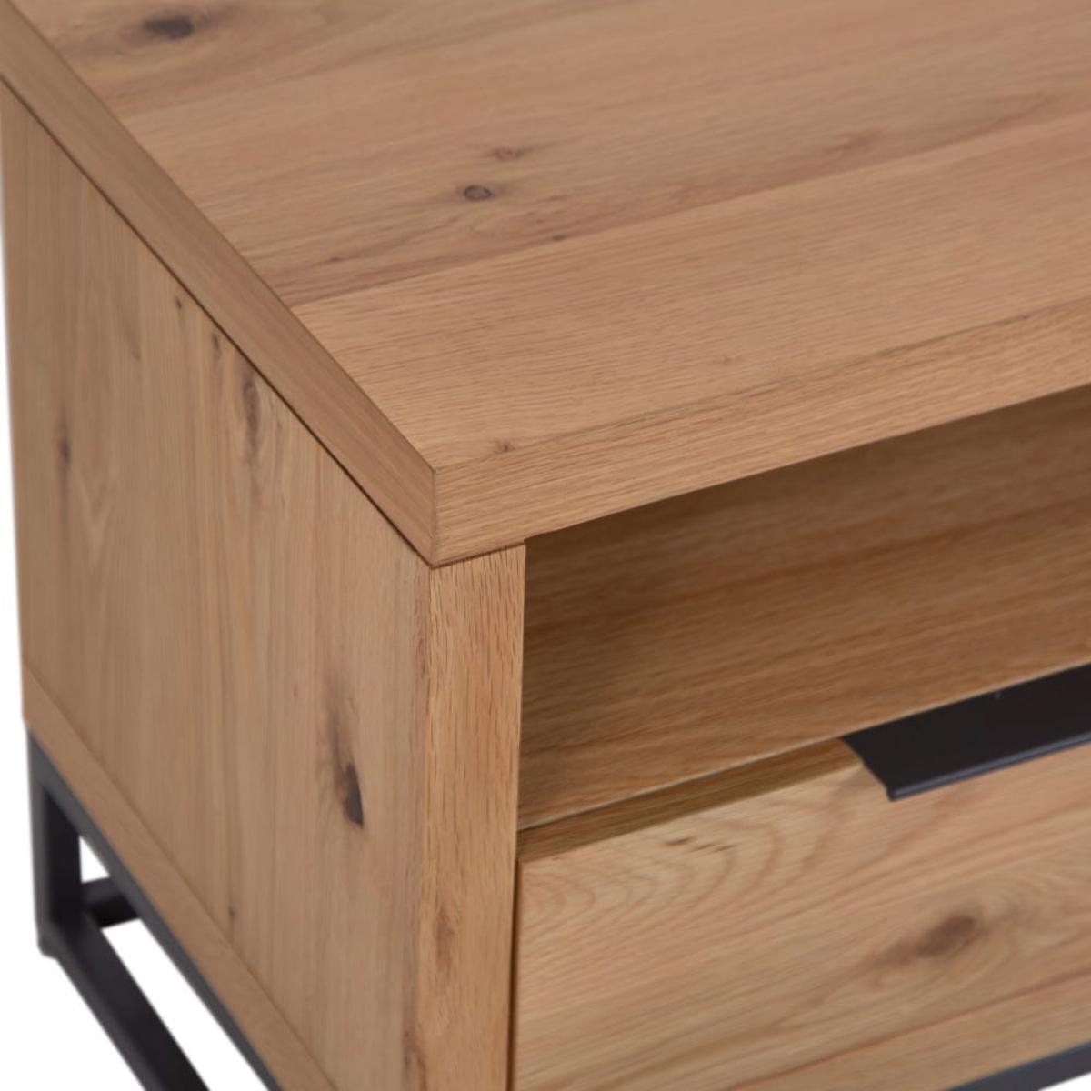 Urban Industrial Oak Small TV Unit – image 6