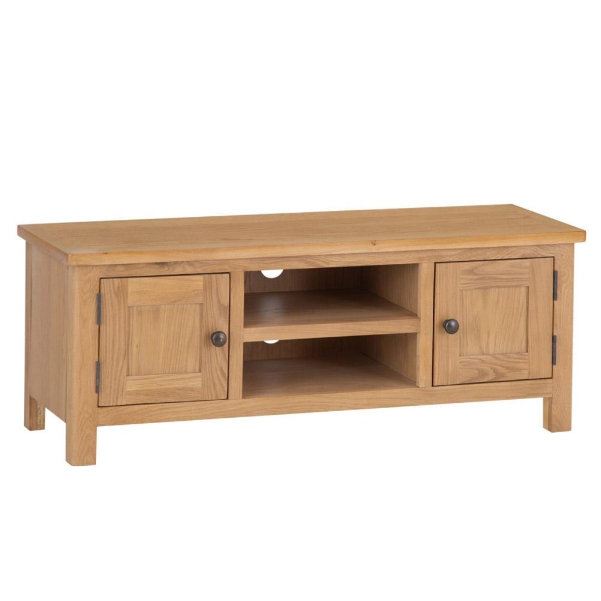 Rutland Oak Large TV Unit – image 2