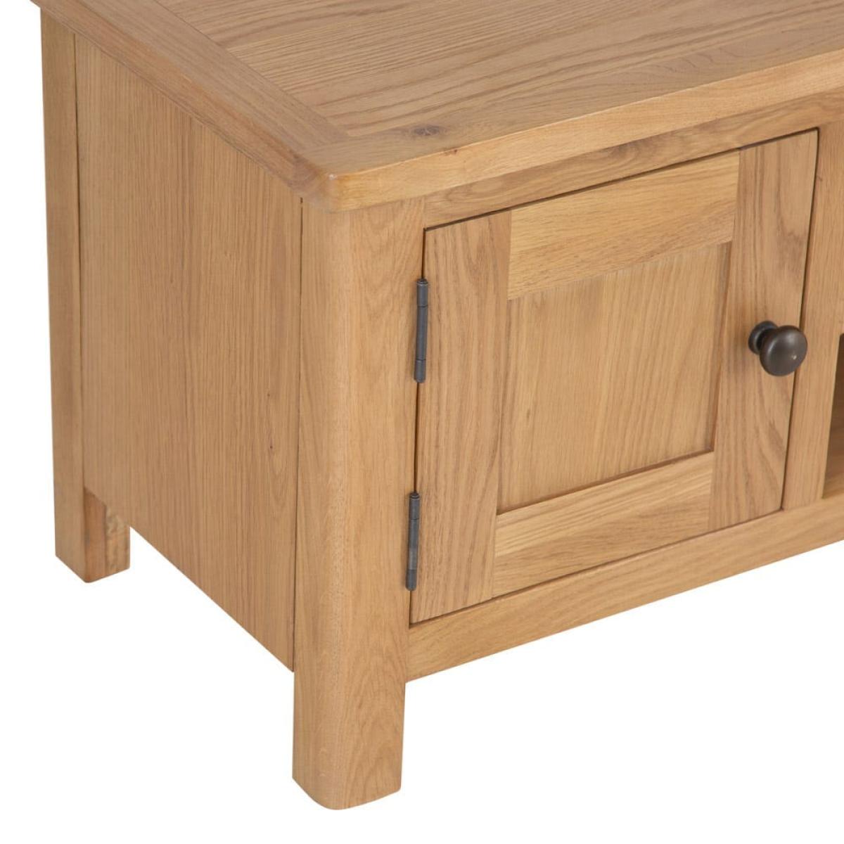 Rutland Oak Large TV Unit – image 4