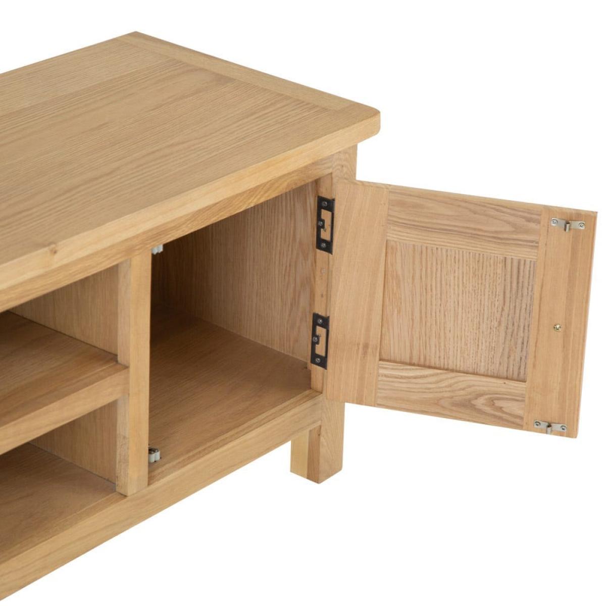 Rutland Oak Large TV Unit – image 6