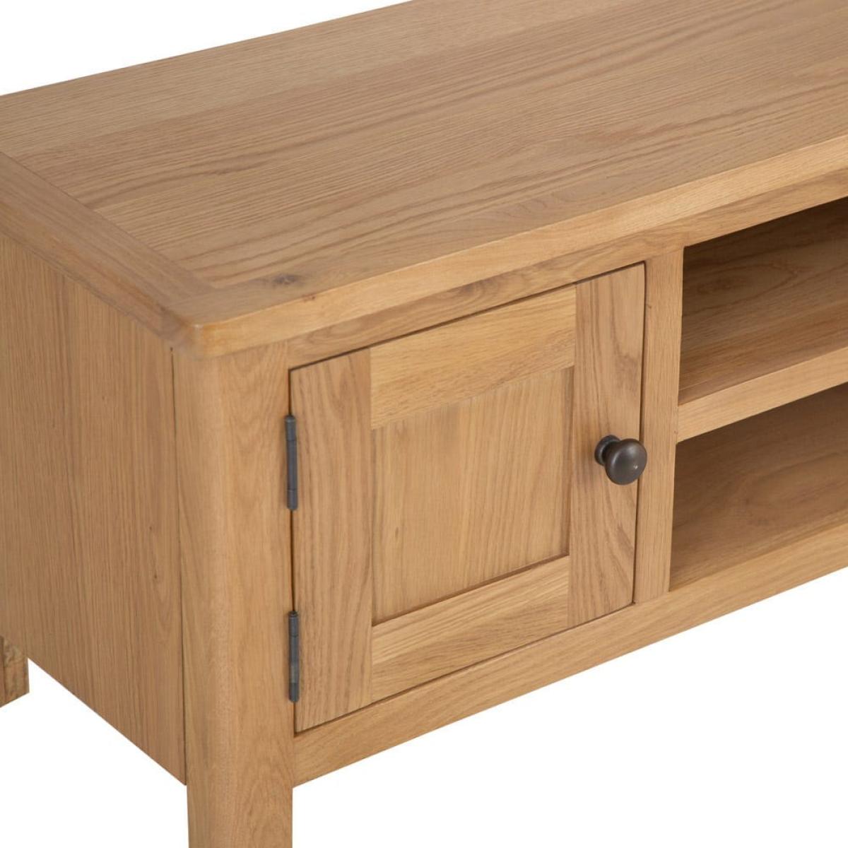 Rutland Oak Large TV Unit – image 7