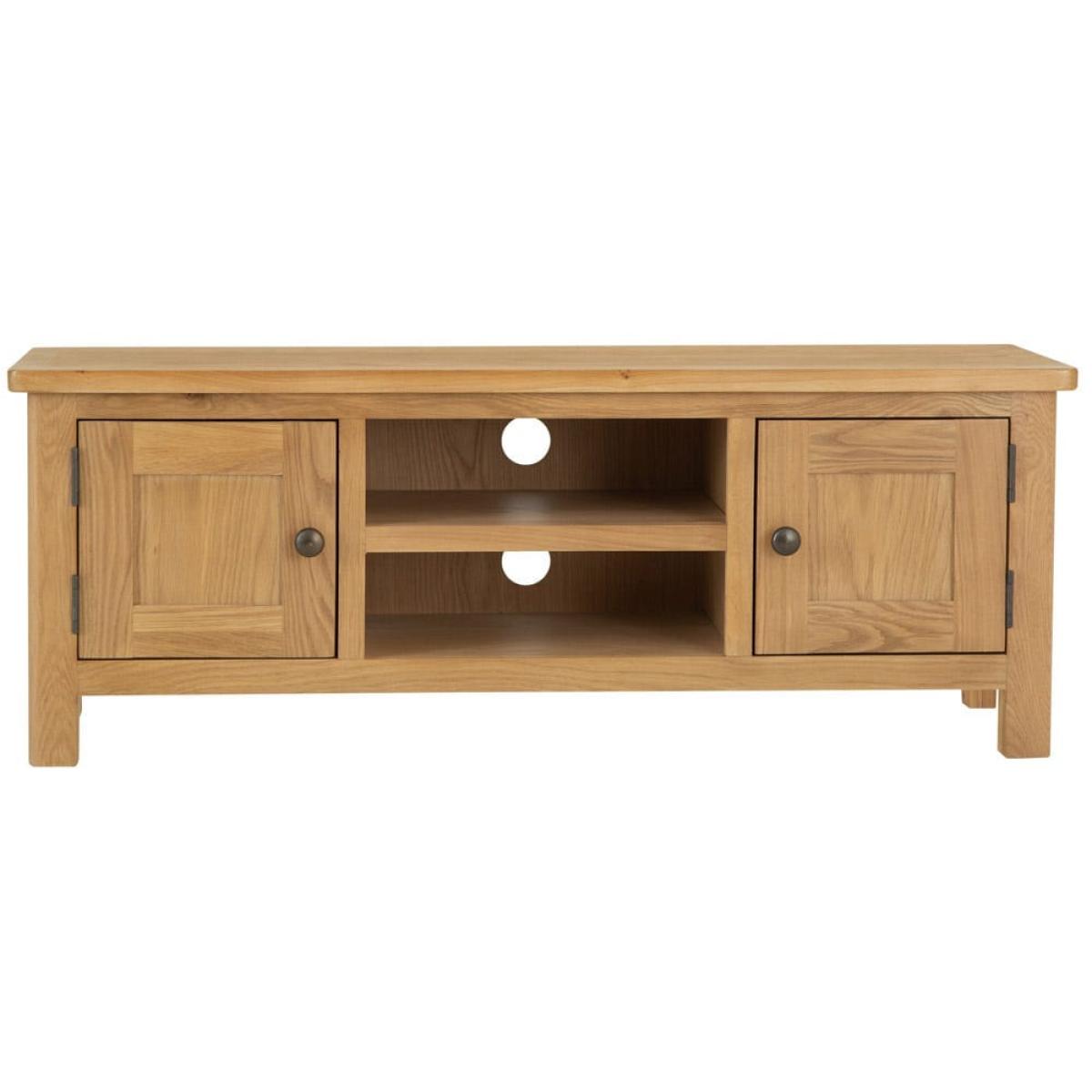 Rutland Oak Large TV Unit – image 9