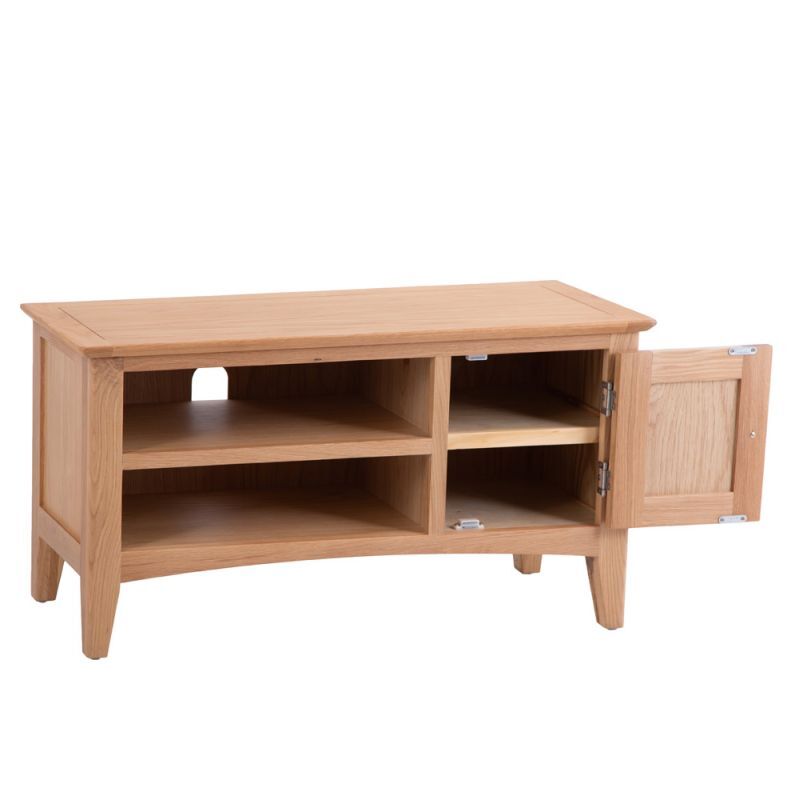 Malvern Shaker Oak Small TV Unit – image 4
