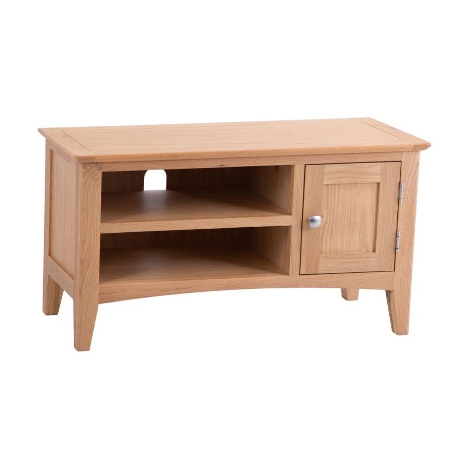 Malvern Shaker Oak Small TV Unit – image 2