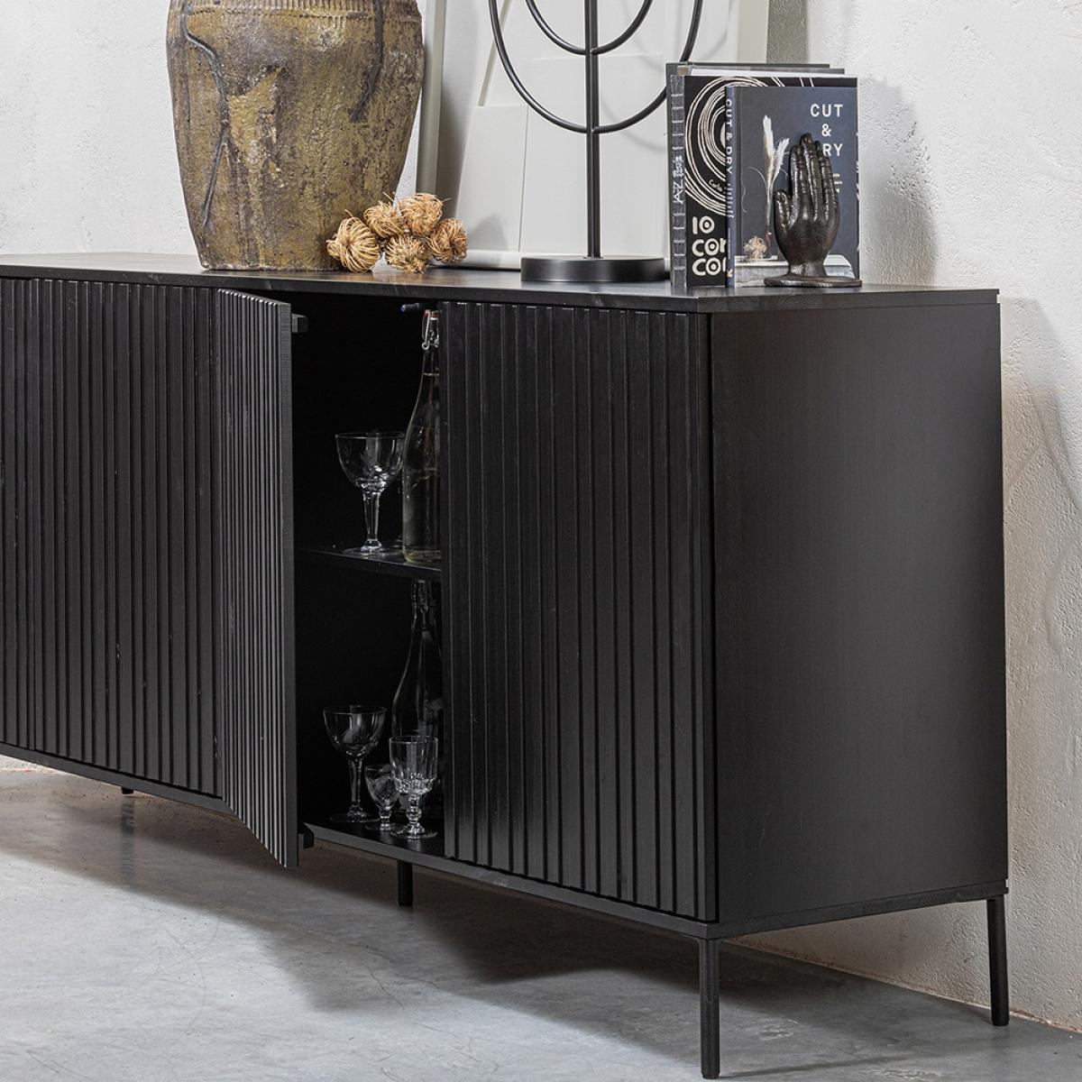 Woood Gravure Large Sideboard - Ash Espresso – image 4