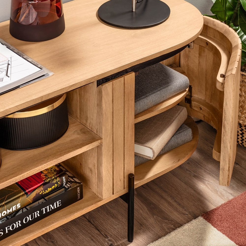 Licia Mango Wood TV Stand – image 3