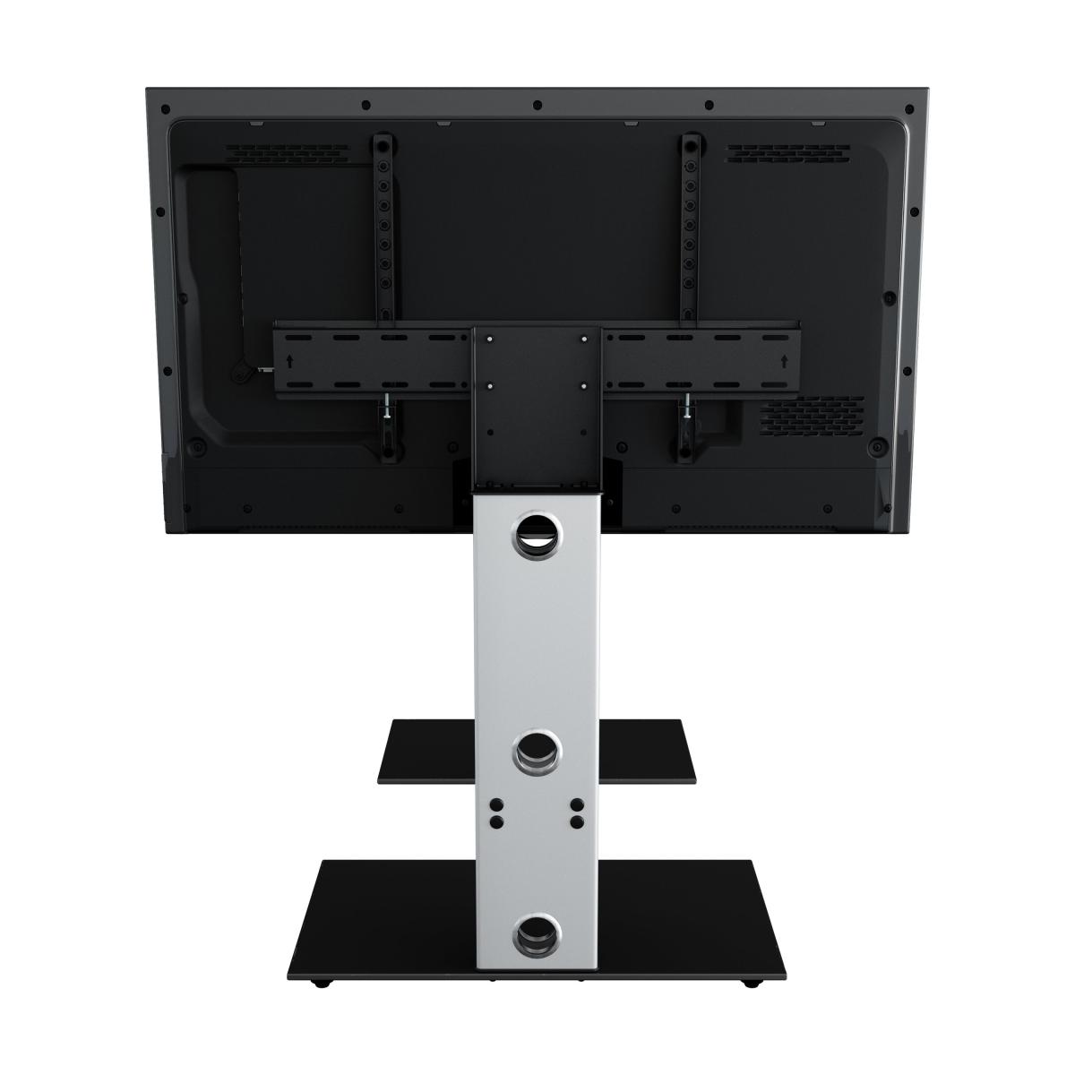 Lesina Pedestal TV Stand Silver – image 5