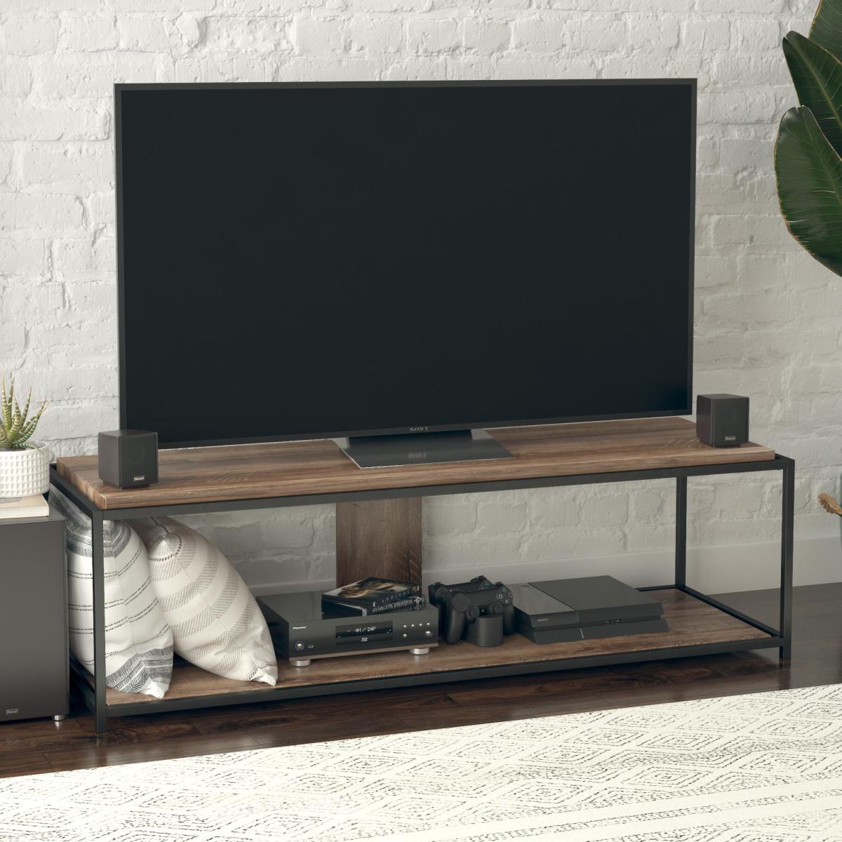 Return - Quincy TV Unit, Weathered Oak for TVs up to 67" – image 3