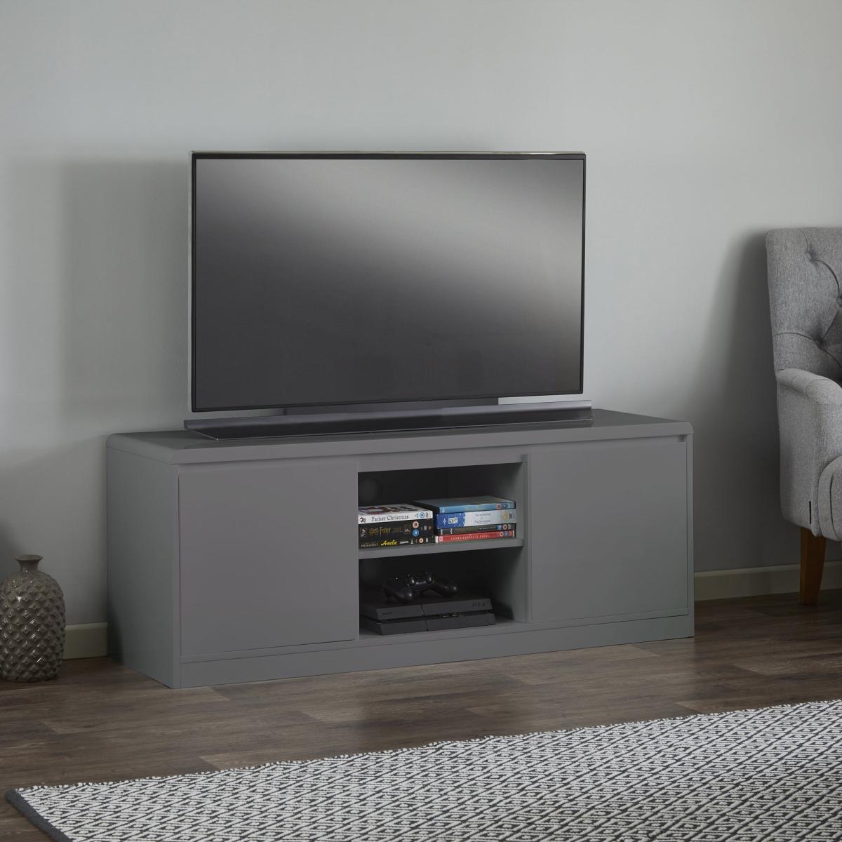 Knox TV Stand Grey – image 2