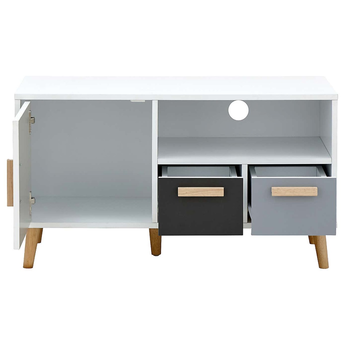 Delta Small TV Stand Grey – image 3