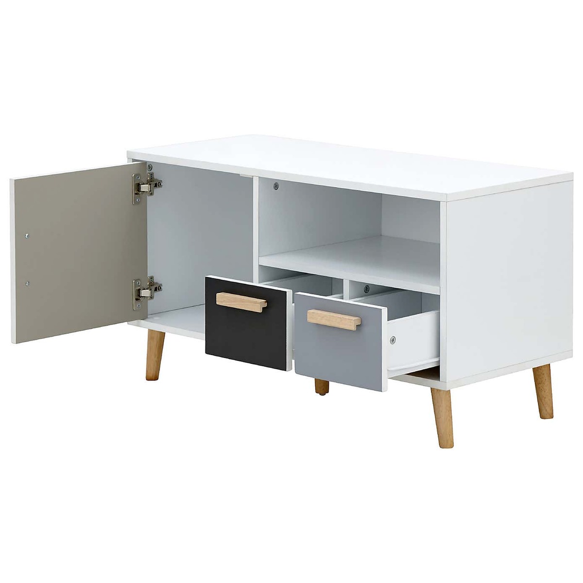 Delta Small TV Stand Grey – image 4