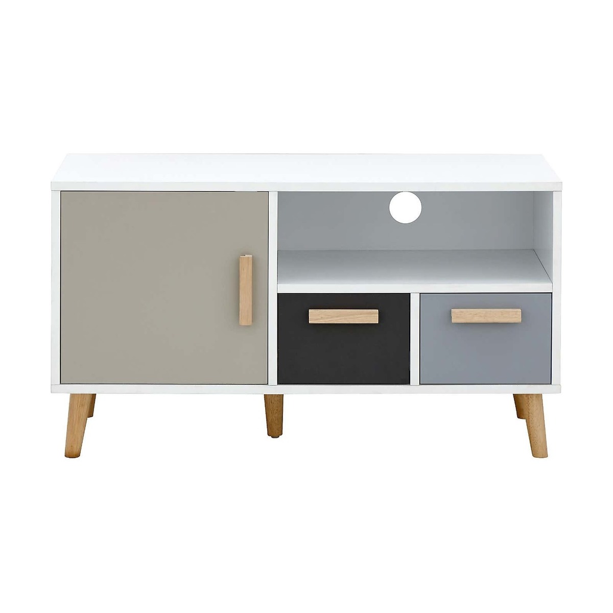 Delta Small TV Stand Grey – image 1