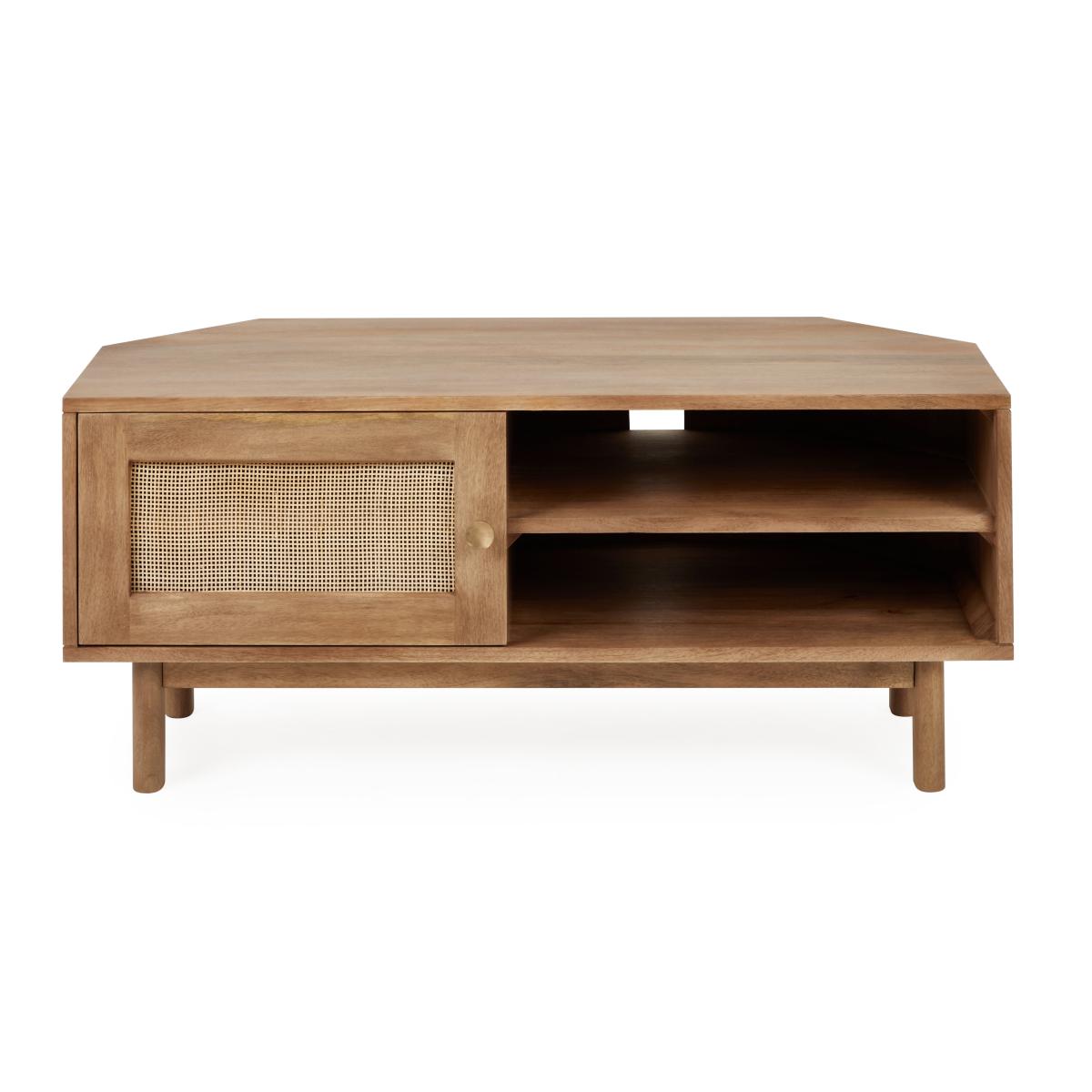 Indi Corner TV Unit Wood (Brown) – image 2