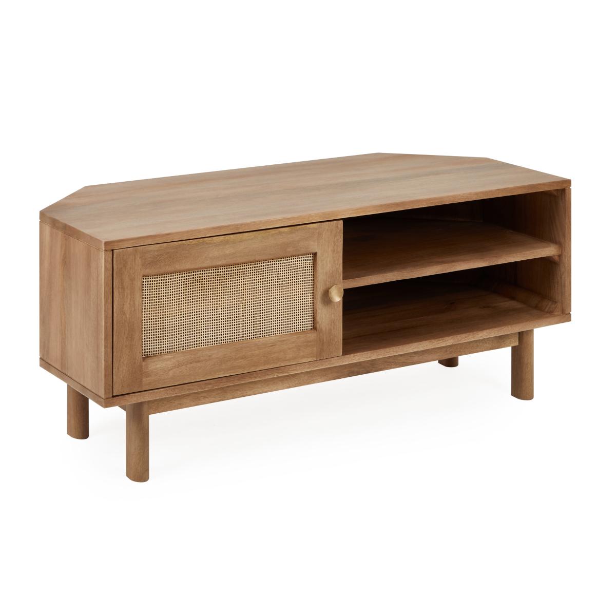 Indi Corner TV Unit Wood (Brown) – image 4