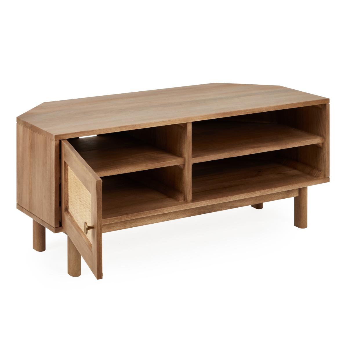 Indi Corner TV Unit Wood (Brown) – image 5