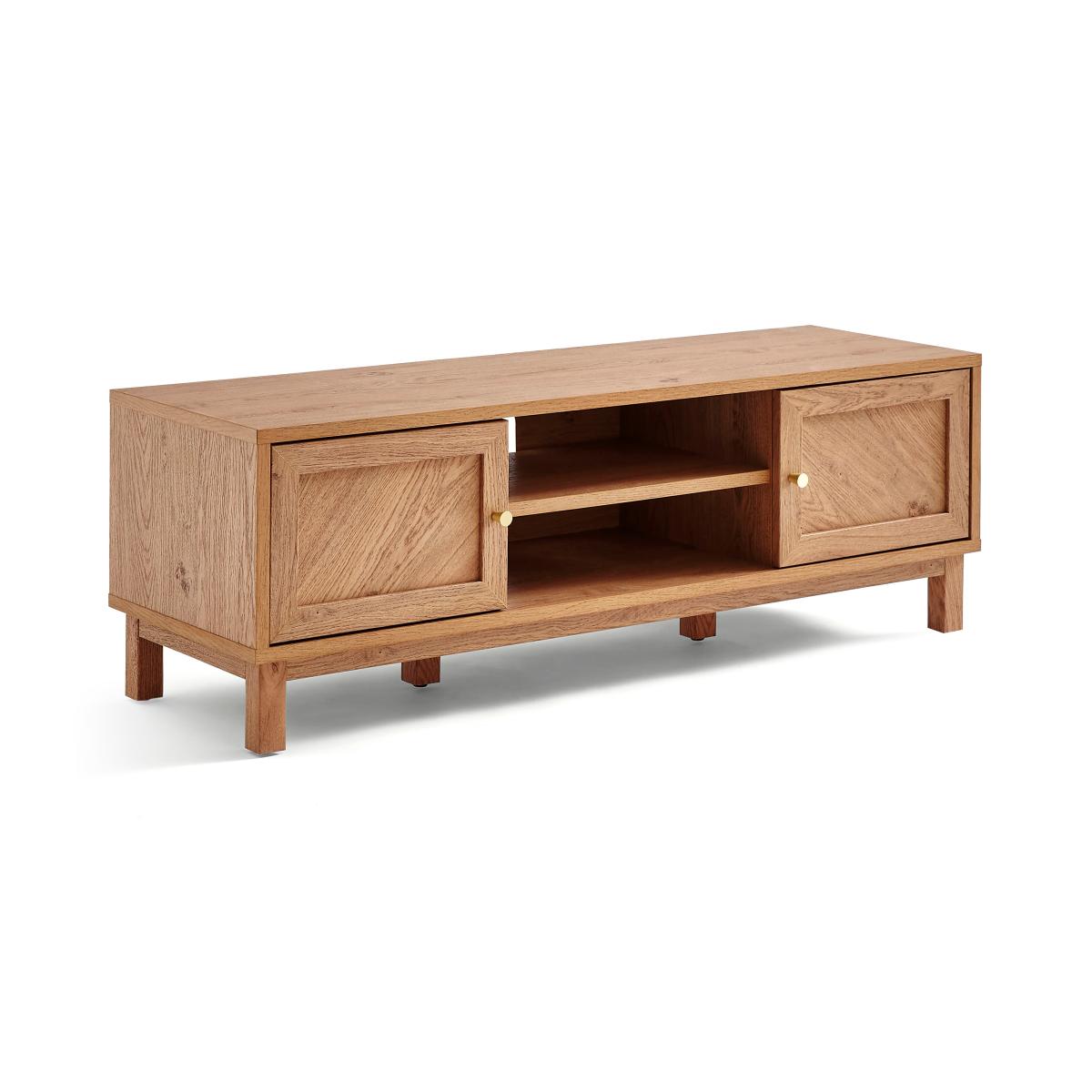 Hadley Wide TV Unit Oak – image 6