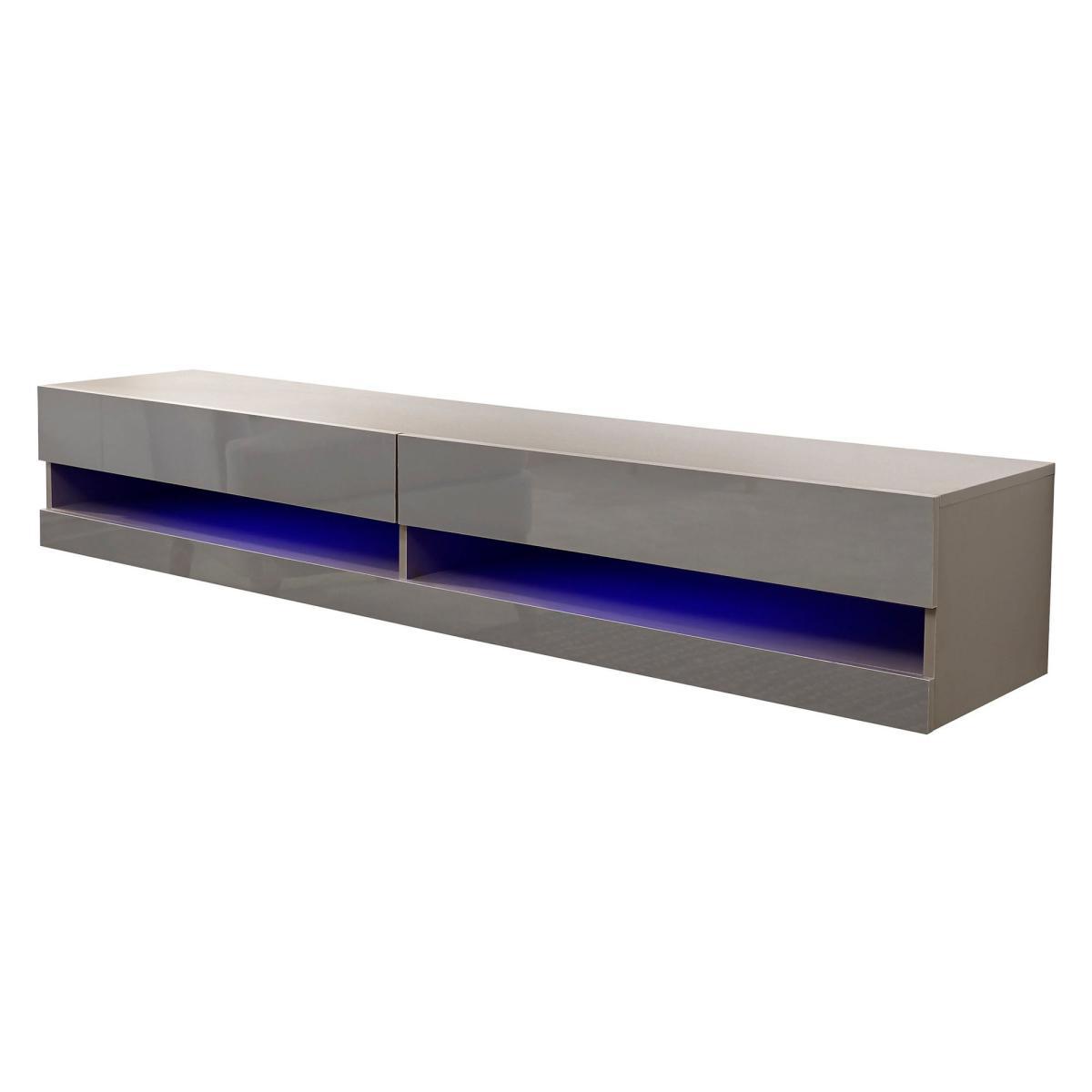 Galicia 150cm LED Wall TV Unit Grey – image 4