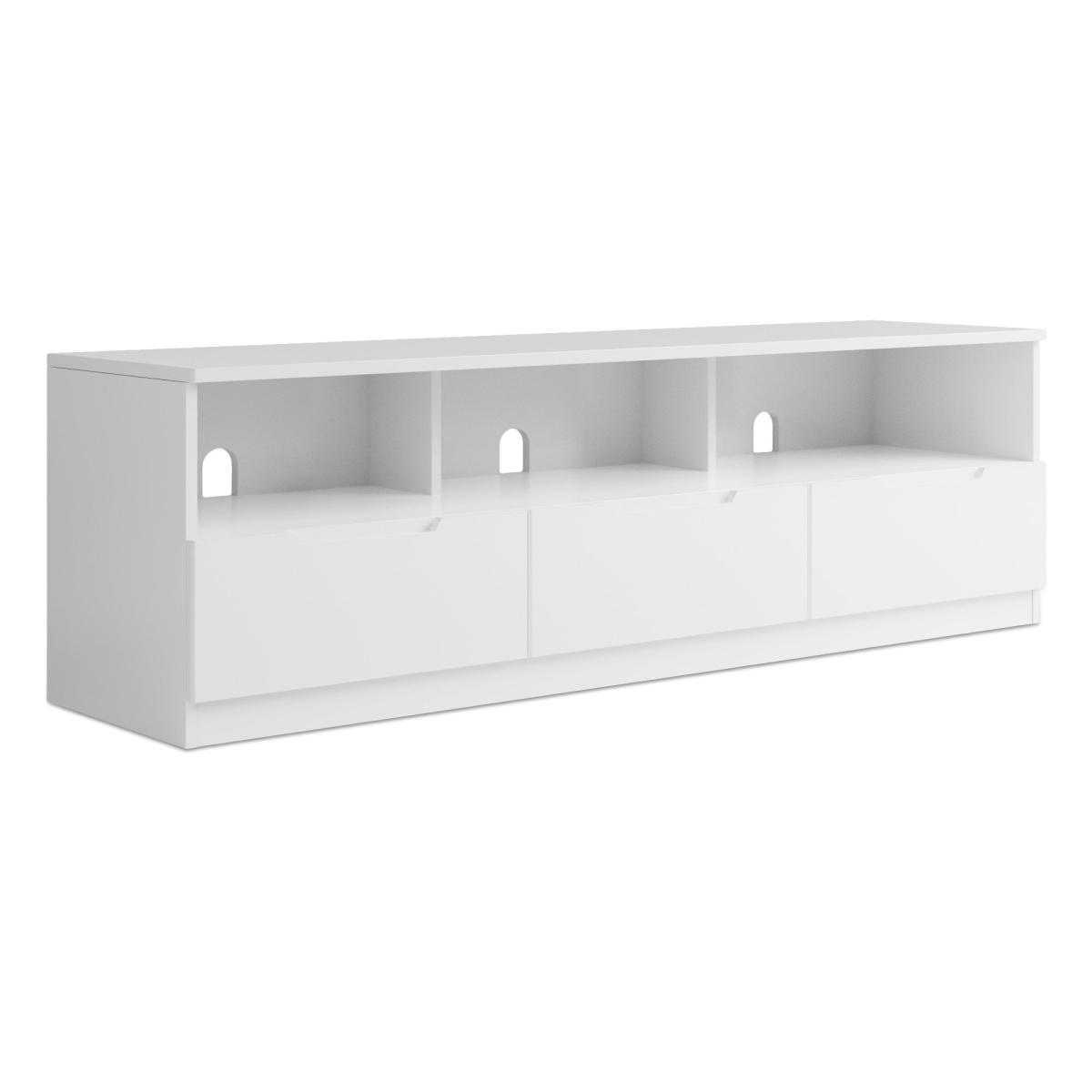 Larson Extra Wide TV Unit White White – image 2