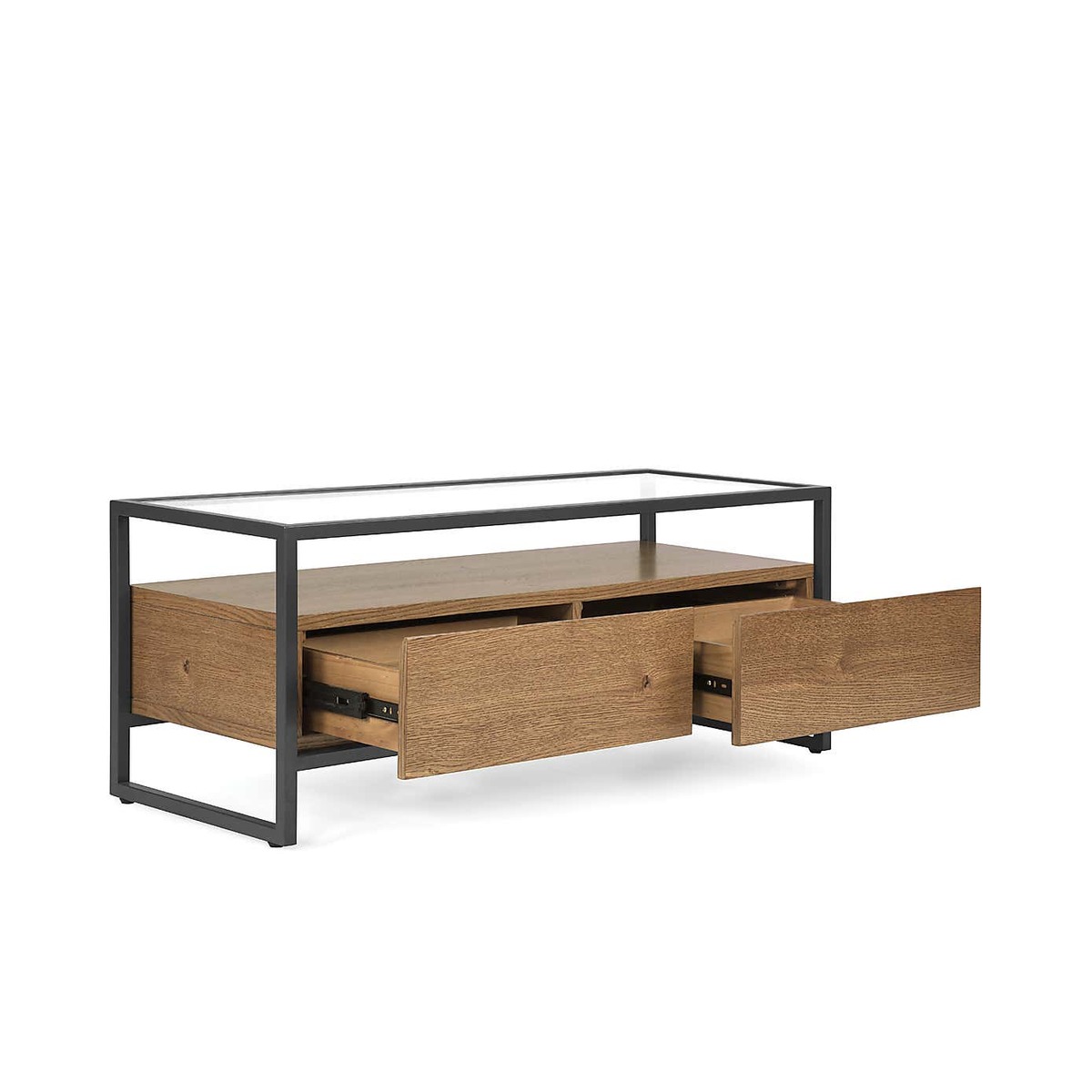 Dillon TV Stand Oak Brown and Grey – image 4