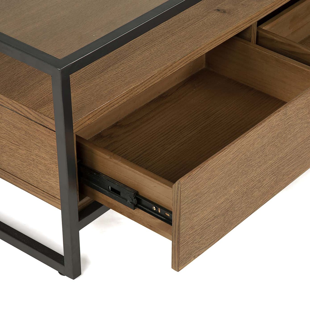Dillon TV Stand Oak Brown and Grey – image 5