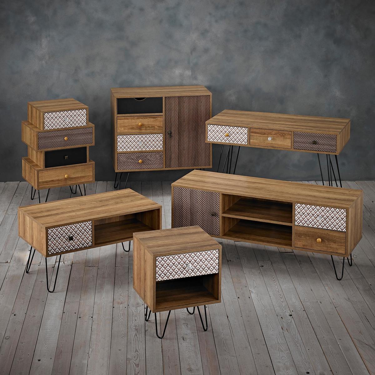 Casablanca TV Stand Dark Wood (Brown) – image 4