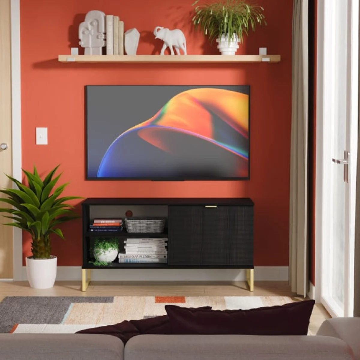 Tuxford Small TV Unit for TVs up to 50" – image 1