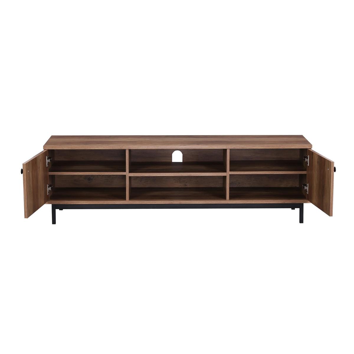 Fulton Wide TV Stand Pine – image 5