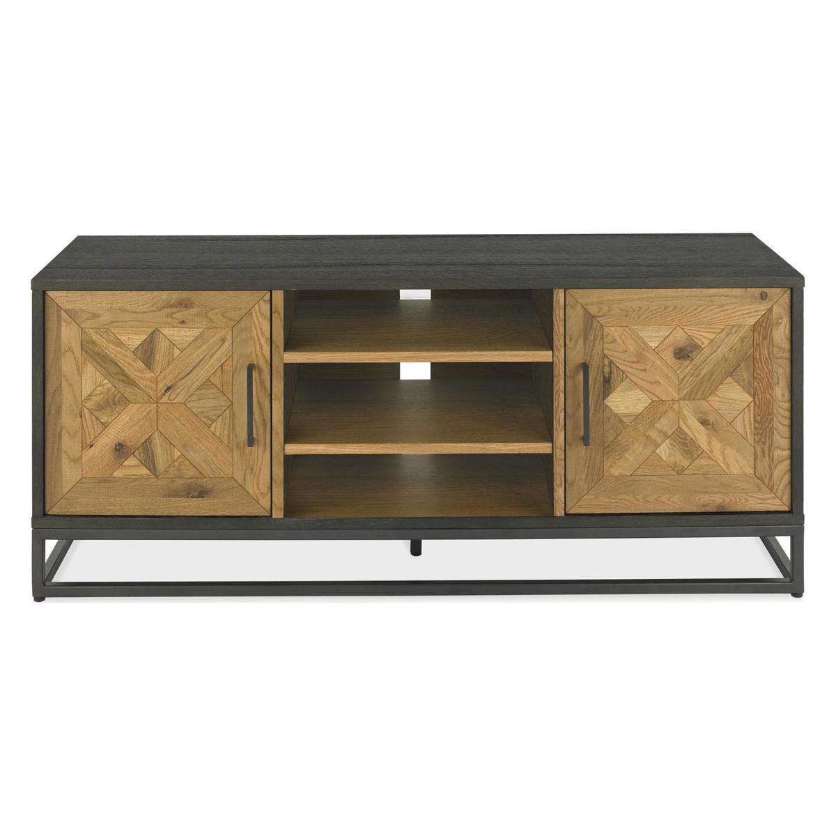 Indus TV Stand Wood (Brown) – image 1