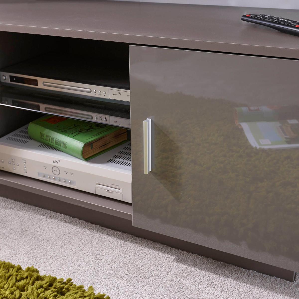 Lima Grey High Gloss TV Stand Grey – image 8