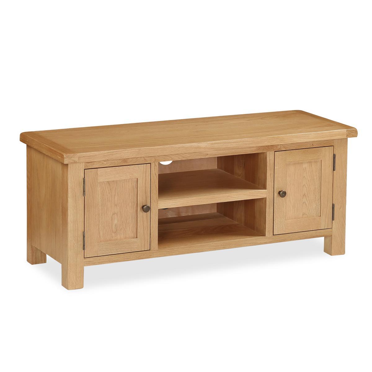 Sherbourne Oak Large TV Stand Natural – image 5