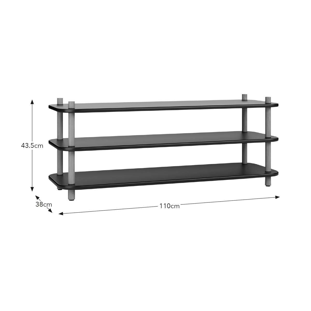 Elements Miller Small Tv Unit for Tvs Up To 38 Black – image 7